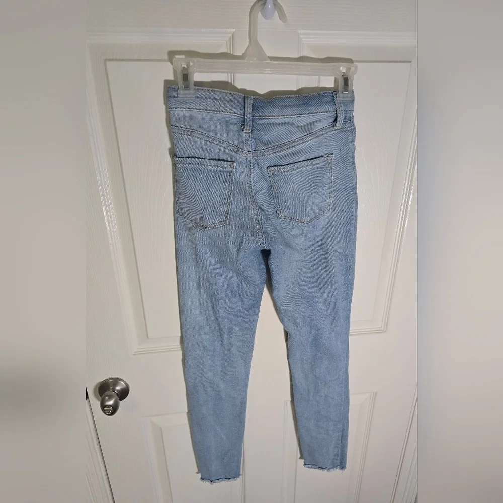 Old Navy Girls High Rise Rockstar Jeggings Light Blue Size 14